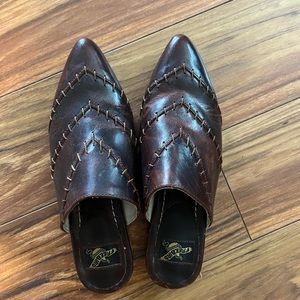 NEW Freebird Nola Leather Mules 7